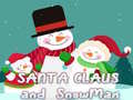 Joc Santa Claus and Snowman Jigsaw