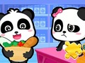 Joc Jigsaw Puzzle: Baby Panda Supermarket