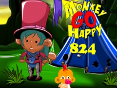Joc Monkey Go Happy Stage 824