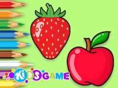 Joc Coloring Book: Apple And Strawberry