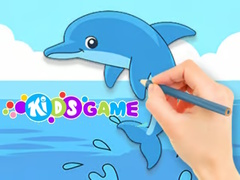 Joc Coloring Book: Cute Dolphin