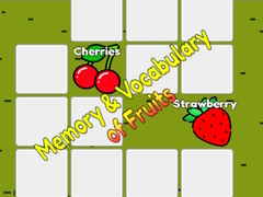 Joc Memory & Vocabulary of Fruits