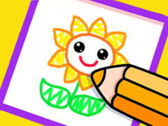 Joc Toddler Drawing: Beautiful Flower