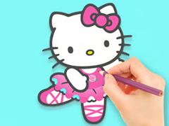 Joc Coloring Book: Hello Kitty Dancing