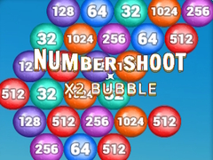 Joc Number Shoot x 2 bubble