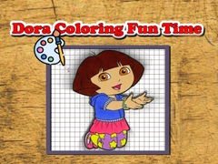 Joc Dora Coloring Fun Time