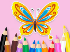 Joc Coloring Book: Beautiful Butterfly