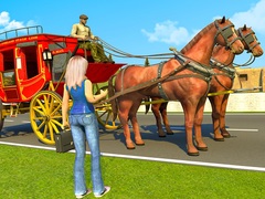 Joc Horse Cart Transport Taxi Game