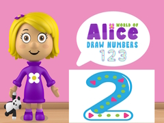 Joc World of Alice Draw Numbers