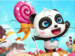 Joc Jigsaw Puzzle: Panda Candy World