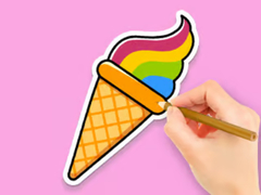 Joc Coloring Book: Rainbow Ice Cream
