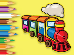 Joc Coloring Book: Running Train