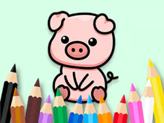 Joc Coloring Book: Cute Pig 2