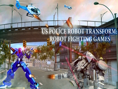 Joc US Police Robot Transform: Robot  fighting games