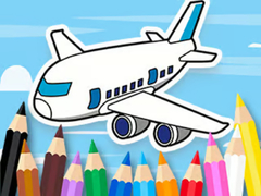 Joc Coloring Book: Flying Airplane