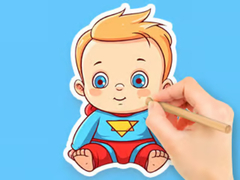 Joc Coloring Book: Cute Super Baby