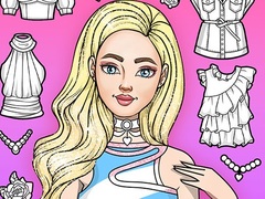 Joc Girl Coloring Dress Up Games