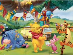 Joc Jigsaw Puzzle: Winnie The Pooh Party