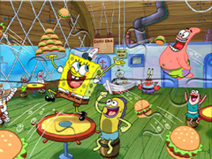 Joc Jigsaw Puzzle: SpongeBob SquarePants Work Time