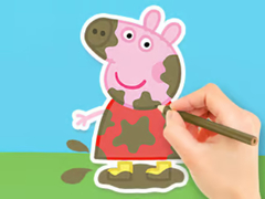 Joc Coloring Book: Peppa In The Mud