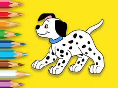 Joc Coloring Book: Cute Spotted Dog