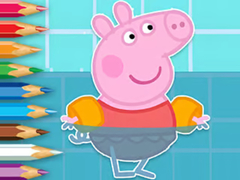 Joc Coloring Book: Peppa Swimming