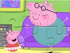 Joc Jigsaw Puzzle: Daddy Pig Dancing