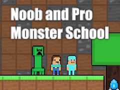 Joc Noob and Pro Monster School