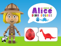 Joc World of Alice Dino Colors