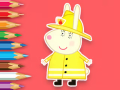 Joc Coloring Book: Rabbit Firefighter