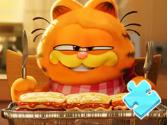 Joc Jigsaw Puzzle: Garfield And Lasagna