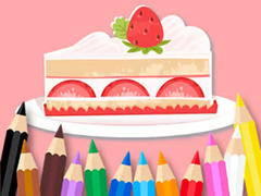 Joc Coloring Book: Strawberry Cake