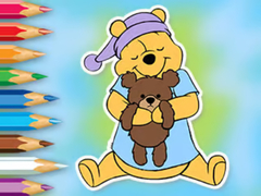 Joc Coloring Book: Winnie With Toy Bear