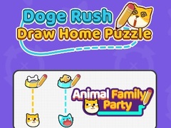 Joc Doge Rush : Draw Home Puzzle