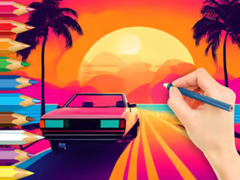 Joc Coloring Book: Sunset Driving