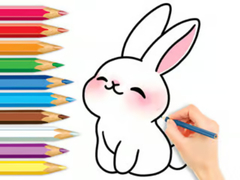 Joc Coloring Book: Cute Rabbit