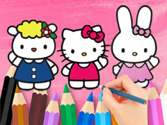 Joc Coloring Book: Hello Kitty With Friends