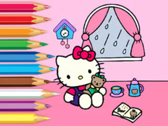 Joc Coloring Book: Hello Kitty Rainy Day