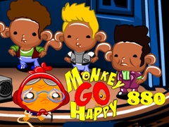 Joc Monkey Go Happy Stage 880 New Monkeys On Block Theme