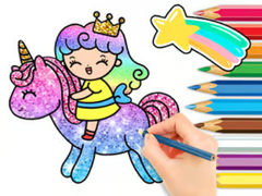 Joc Coloring Book: Unicorn Princess