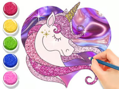 Joc Coloring Book: Glowing Unicorn