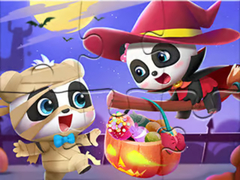 Joc Jigsaw Puzzle: Baby Panda Halloween