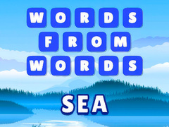 Joc Words from words: Sea