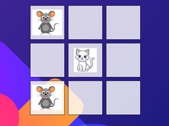 Joc Tic-tac-toe Mouse Vs Cat