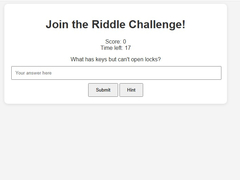 Joc Riddle Challenge 