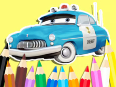 Joc Coloring Book: Cars Sheriff