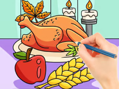 Joc Coloring Book: Thanksgiving Turkey Meal