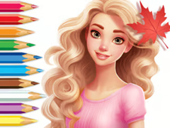 Joc Coloring Book: Barbie Autumn Tale