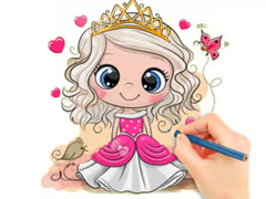 Joc Coloring Book: Chibi Doll Princess