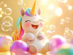 Joc Jigsaw Puzzle: Unicorn Bubble Fun